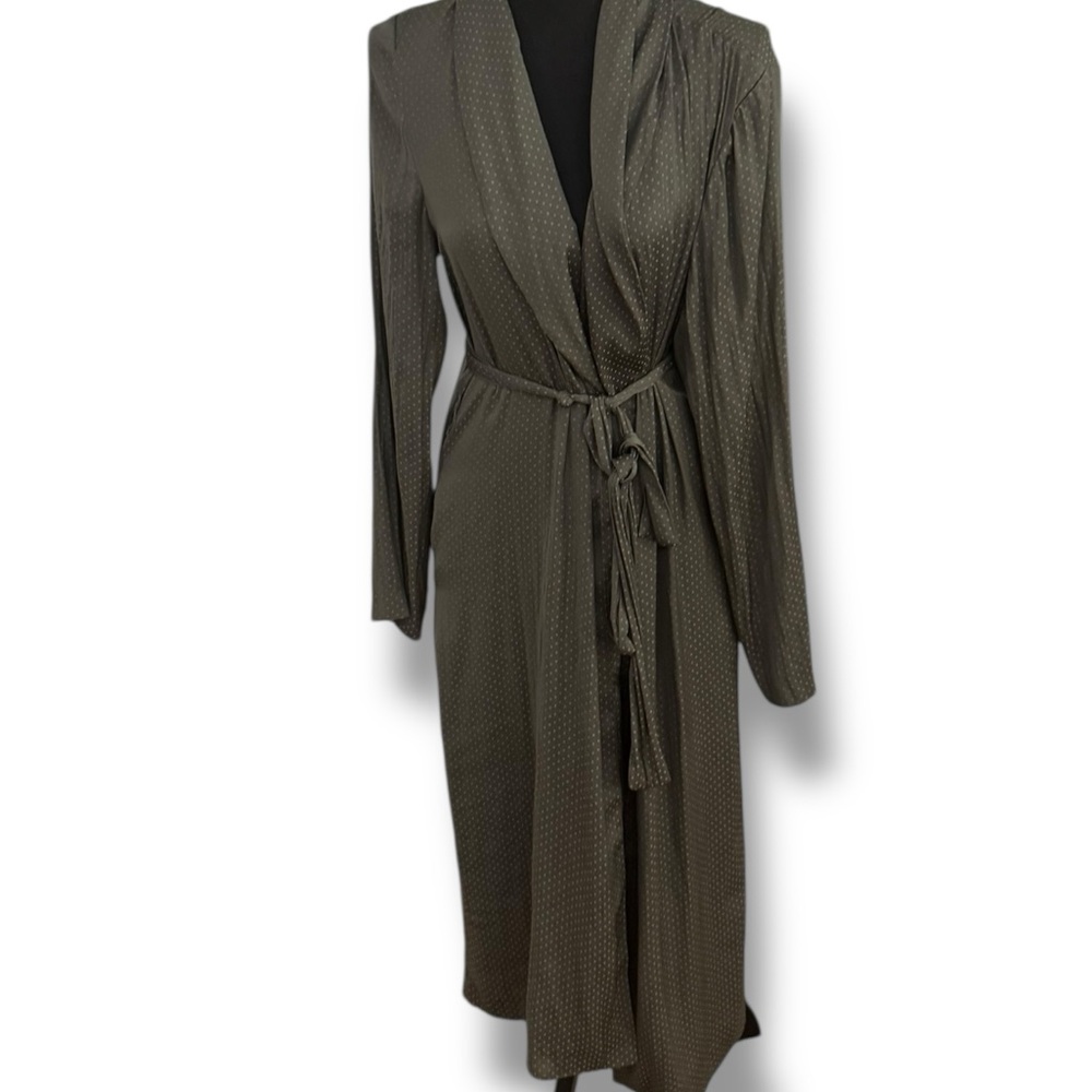 WAYF Long Sleeve DUSTER/Wrap Dress